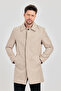 Men's Stone Classic Collar Standard Fit Trench Coat - 6