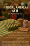 Rustic Tepetaklik Gift Package |   Kraft Paper - Jute Rope - Redwhite & Green
