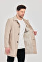 Men's Stone Classic Collar Standard Fit Trench Coat - 3