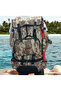 THERMAL BOTTOM COMPARTMENT CAMOUFLAGE WAIST TIE CAMPING AND FISHER BACKPACK 62*41*22 CM SIZES - 6