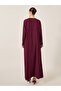 Embroidered Patch Work Pleated A-Line Jalabyia - 5