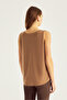 Sleeveless Knitted Blouse - 4