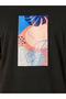 Graphic Printed Round Neck T-Shirt and Shorts Set - 3