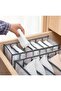 7 Compartment Drawer Organizer - Foldable Fabric Wardrobe Organizer Box - 2