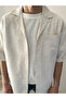 New Season Pocketed Summer Short Sleeve Cotton Men's Shirt - 3
