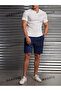 Unisex Ny Printed Basic Combed Shorts - 3