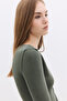 Reverse Stitched Long Sleeve Ankle Loose Blouse - 3