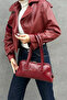 Women's Zippered Faux Leather Single Compartment Hand, Arm and Shoulder Bag