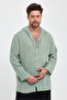 MUSLIN HOODED MEN'S SHIRT - 4010 - 3