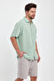 Men's Shirt - Short Sleeve Shirt with Muslin Collar - 4040 - 2