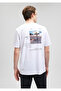 White T-Shirt - Back Print, Regular Fit,0611915-620