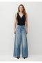 Erica Iconic Light Blue Shiny Jean Trousers 1010720 -87992 - 2