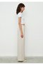 Wide Leg Tencel Tm Beige Lyocell Trousers 1010785 -70318 - 5