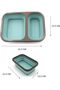 Silicone School Lunch Box Container Set 4 Piece Food Storage with Lid - 4