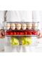 24 Egg Capacity Stackable Clear Egg Holder with Lid for Refrigerator Egg Storage - 5