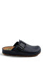 Navy Blue Buckle Sabo Women's Slippers (7 Point Anatomic Sole) Doctors, Nurses, Hospitals, Cooks, Pharmacists - 2