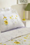 Rosella 100% Cotton Double Duvet Cover Set Yellow - 8