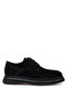 Men's Genuine Leather Black Suede Casual Shoes