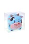 Metal Lock Piggy Bank Cow with Handle - 3