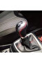 Universal Red Stitched Leather Sporty Look Gear Shift Knob Manual Gear Shift Lever with Cover and Attachment - 5