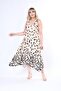 Summer Strap Combed Cotton Asymmetrical Cut skirt Large Size Dress