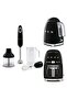 Black Kettle-Filter Coffee Maker and Hand Blender Set - 2