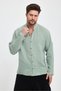 Men's Shirt - Muslin Judge Collar Long Sleeve Men's Shirt-4050 - 4