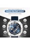 DOM7 Smartwatch 1.43" AMOLED,BT Calling,Health Tracking,IP67,7-Day Battery,Silver Frame & Blue Strap - 6
