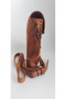 Real Leather/Suede Claret Red Phone Holder/Bag(17Cmx10Cmx4Cm) - 4