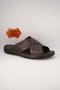 Kr.97 Anatomical Sole Inside and Outside Genuine Leather Men's Slippers