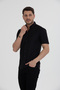 Men's Short Sleeve Slim Fit Summer Knitted Shirt 2515
