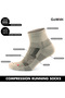 2-Pack Seamless Men's and Women's Athletic Running Walking Exercise Activity Sports Socks with Towel Bottom 3594 - 4