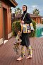 Parachute Fabric Black Full Covered Hijab Swimsuit M2422 - 2