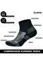 2-Pack Seamless Men's and Women's Athletic Running Walking Exercise Activity Sports Socks with Towel Bottom 3594 - 4