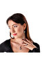 Divanhane Copper Handmade Crystal Stone Blackening Free Women's Ring with Special Box - 2