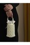 Cylinder Pearl Bag - Pearl Bag Pearl Bead Bag - Evening Dress Bag - Invitation Bag - 5