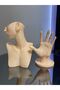 21cm Skin Color Set of 2 Decorative Jewelry Organizer Manikin Stand Set for Stylish Makeup Jewellery Necklace Exhibition - 4