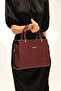 Women's Burgundy 355 Shoulder and Hand Bag - 5