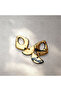 أوريانا - أقراط أوراق الذهب بتصميم خاص مصنوعة يدويًا - 3