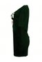 Women's Green Queen 07 Printed V Neck Casual Short Sleeve Midi Length Dress - 3