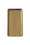 Stainless Steel Gold Color Rectangular Wide Metal Flat Presentation Tray Tea Coffee Dessert Presentation 6 Pieces - 4