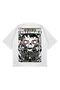 Unisex Oversize the Rise of Crossbones Back Printed Boxy Fit Thick Fabric T-Shirt