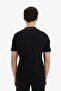 Slim Fit Slim Fit Short Sleeve Ribbed Camisole Half Zip Black Polo T-Shirt D3948Ax25Sm - 6