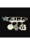 41 Model Arabic Mashallah Written Baby Lapel Pin - 14 Carat Gold Plated - 2