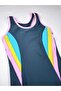 Girl's Swimsuit with Shorts - Lycra 7-8 Years/15-16 Years - 3