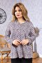 New Model High Quality Middle Age Mother Combed Cotton Blouse 6515