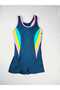 Girl's Swimsuit with Shorts - Lycra 7-8 Years/15-16 Years