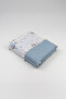 90 x 90 Pom-pom Patterned Double-Sided Muslin Baby Blanket, Multi-Purpose Knitted Muslin Cover & Blanket - 3