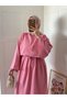 Dusty Rose Muslin Skirted Casual Suit - 2