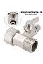 RO Feed Water Adapter 1/2\" To 1/4\'\' With Shut-Off Ball Valve Tap Tee B Cold Hot Water Pipes Ho... - 5